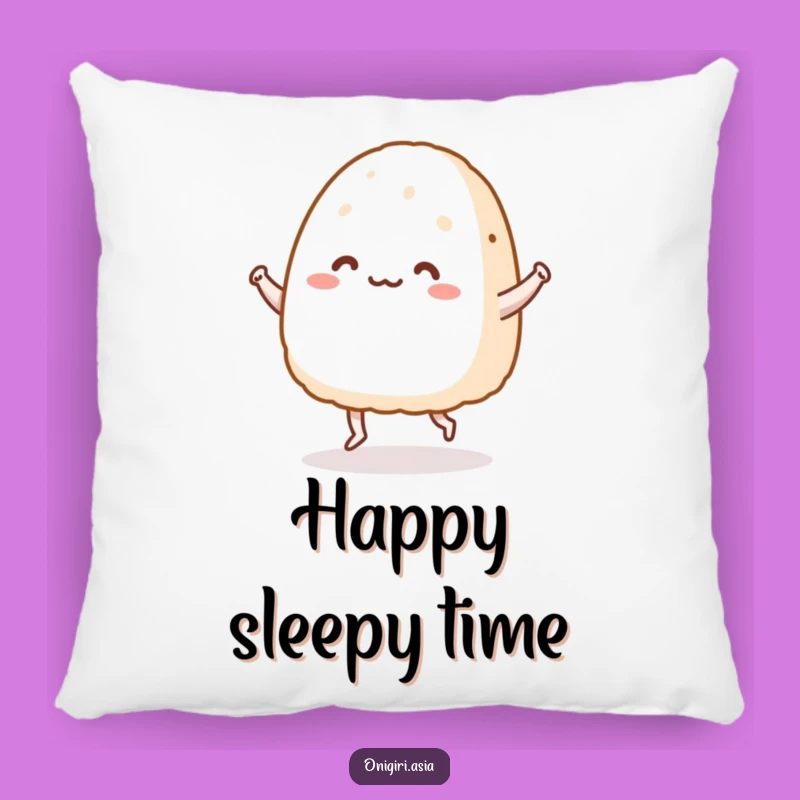 Funny Dancing Onigiri Pillow - Cozy & Joyful Accent
