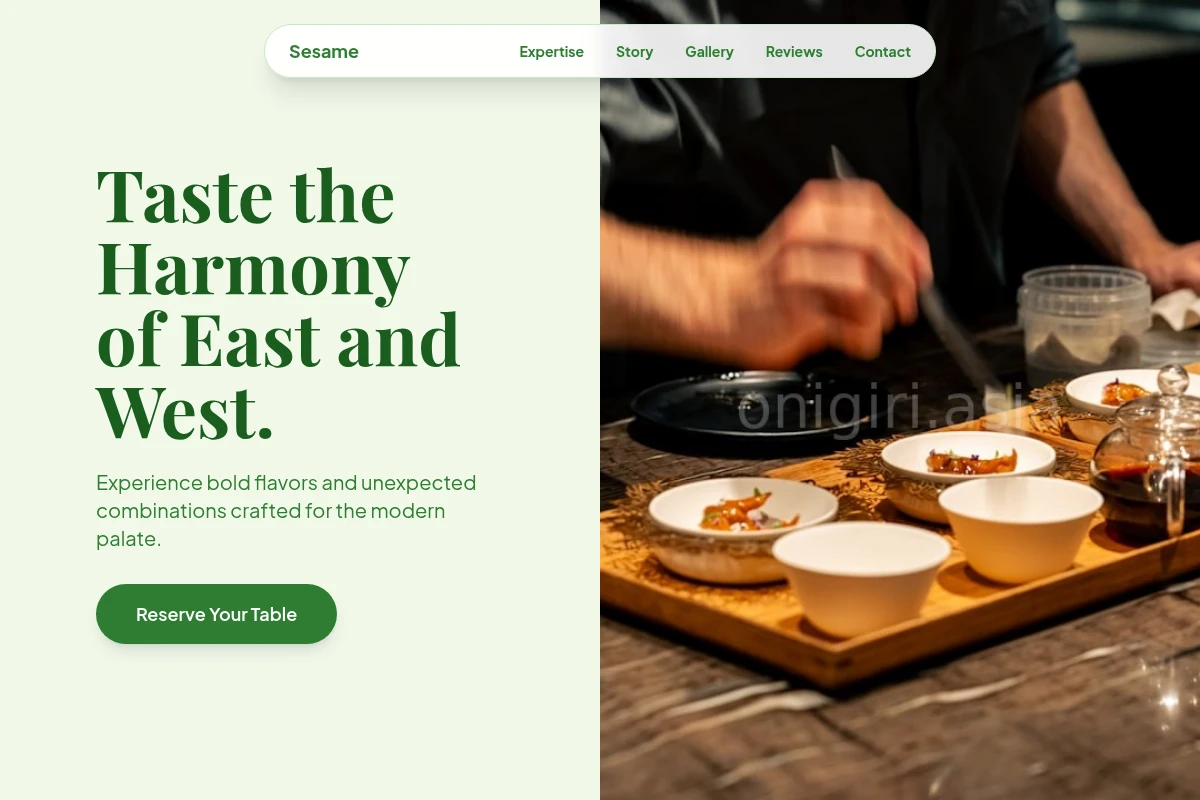 Sesame Asian Fusion Food