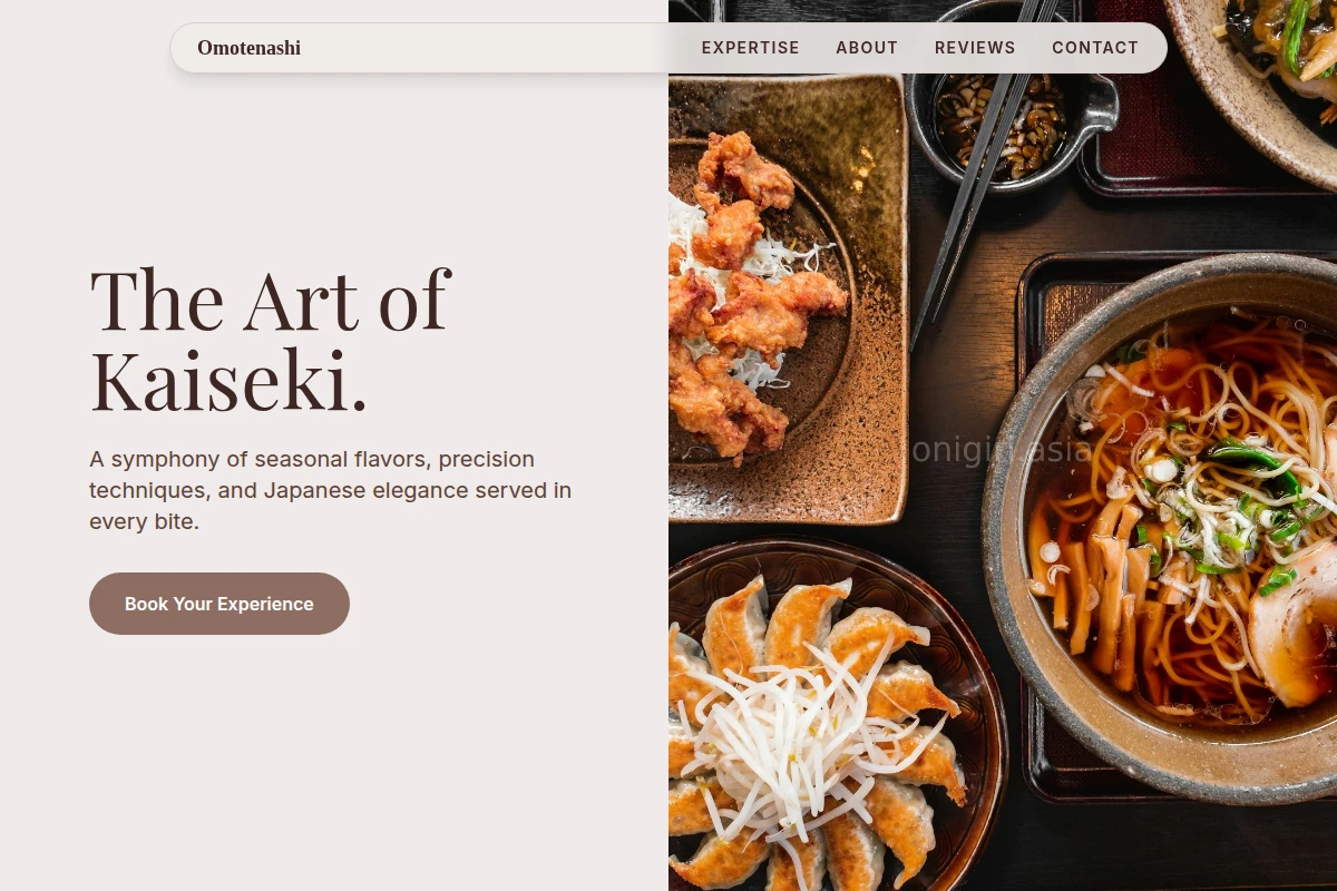 Kaiseki Asian Fusion Food
