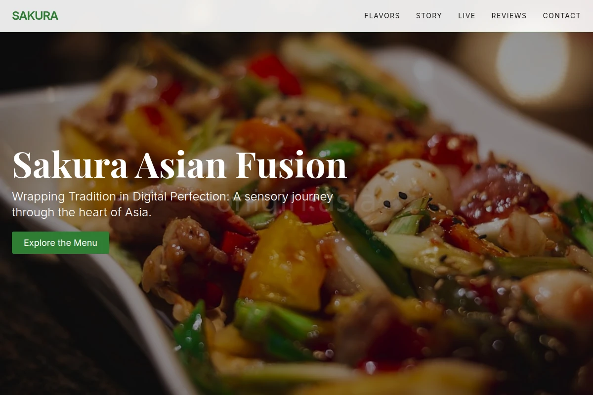 Sakura Asian Fusion Food